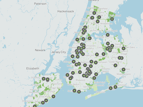 volunteer groups map screenshot